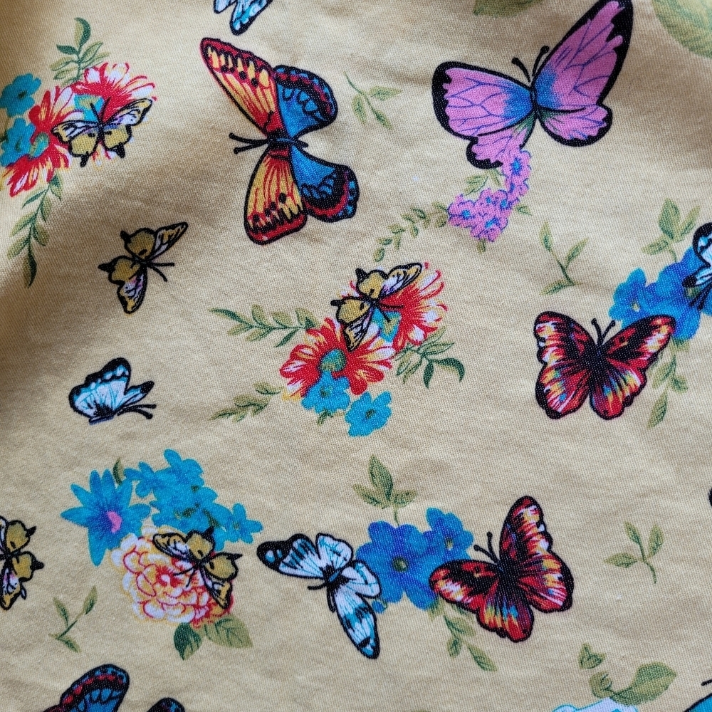 Tatyana Butterfly Print Circle Swing Skirt, VGUC, Size 3X - Picture 9 of 9